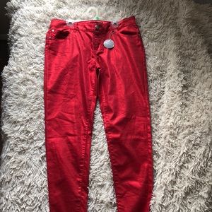 Metallic Red Silent Disco Pants